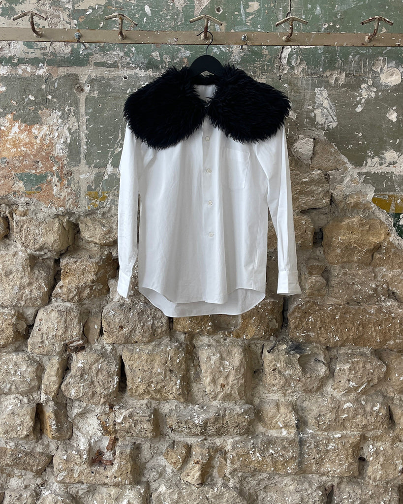 Comme des Garcons Big Furry Collar Shirt