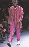 COMME des GARÇONS HOMME PLUS striped docking jacket