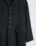 Yohji Yamamoto Y's slim wool coat