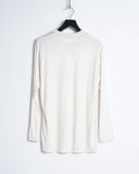 Yohji Yamamoto Pour Homme silk jersey logo top