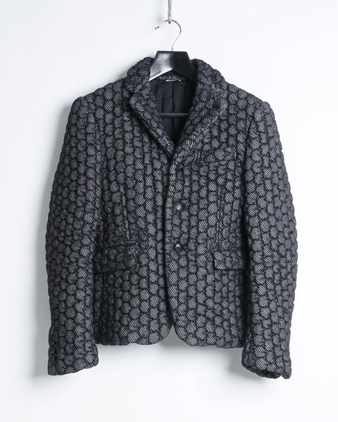 COMME des GARÇONS HOMME PLUS bubble wrap jacket