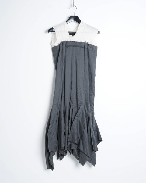 COMME des GARÇONS layered cotton pleat dress