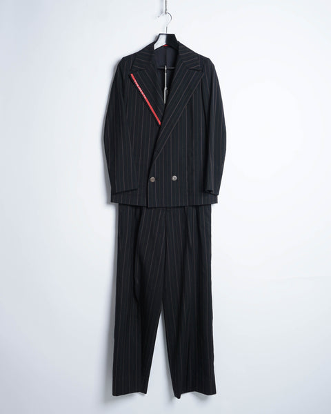 Yohji Yamamoto Y's in love pinstripe suit