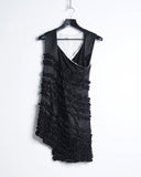 COMME des GARÇONS ruffle wrap dress