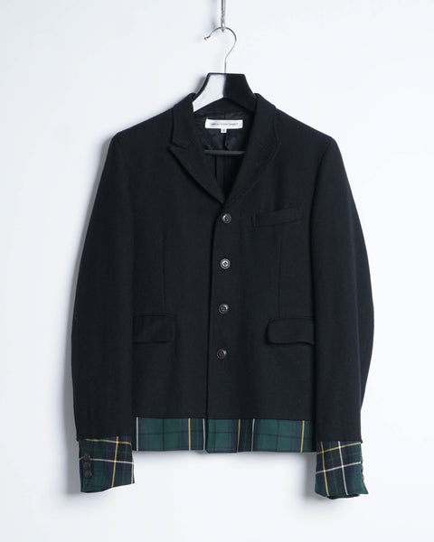 COMME des GARÇONS SHIRT plaid docking jacket