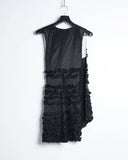 COMME des GARÇONS ruffle wrap dress