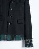 COMME des GARÇONS SHIRT plaid docking jacket