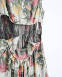 COMME des GARÇONS floral dissected dress