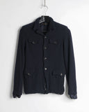 COMME des GARÇONS boiled wool military jacket