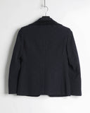 COMME des GARÇONS velvet ruffle jacket