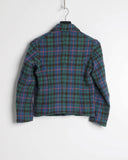 COMME des GARÇONS tricot tartan jacket