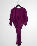 COMME des GARÇONS purple velvet dress