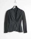 Yohji Yamamoto peplum blazer