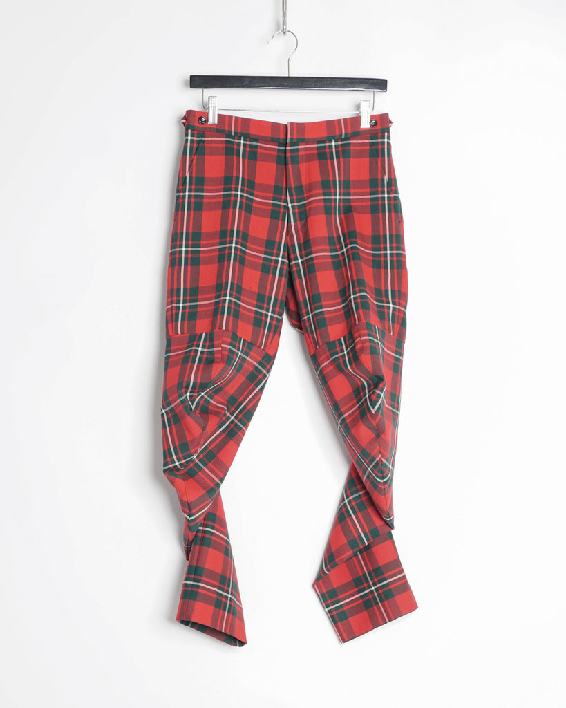 COMME des GARÇONS tartan twist pants