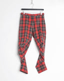 COMME des GARÇONS tartan twist pants