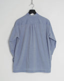 ISSEY MIYAKE blue collar shirt