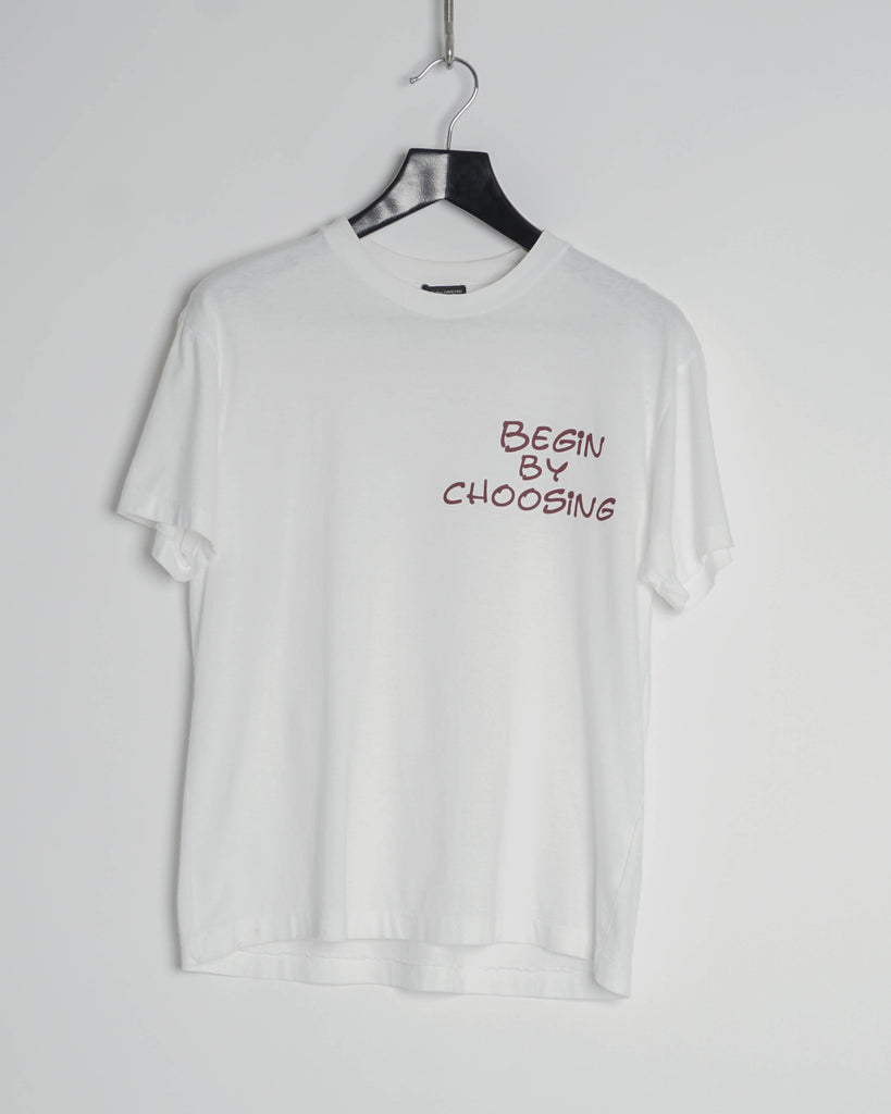 COMME des GARÇONS HOMME PLUS begin by choosing t-shirt