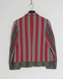 COMME des GARÇONS HOMME PLUS striped docking jacket