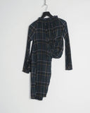 JUNYA WATANABE tartan twist dress