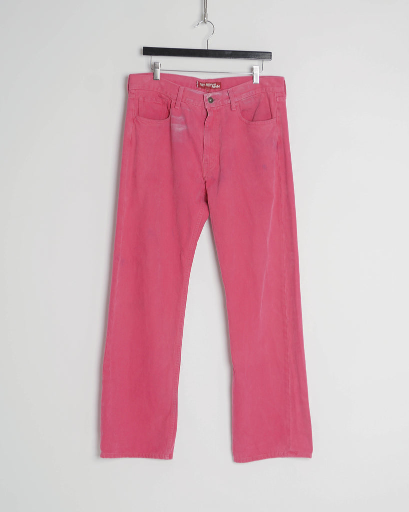 JUNYA WATANABE MAN pink dyed jeans