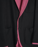 COMME des GARÇONS HOMME PLUS pink trim jacket