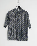 ISSEY MIYAKE tyvec striped shirt