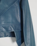 Yohji Yamamoto cropped leather jacket