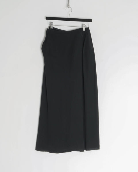 Yohji Yamamoto silk boning skirt