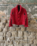 Comme des Garcons Raspberry Ripped Jacket