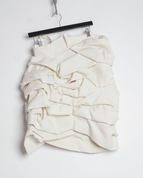 COMME des GARÇONS crushed skirt