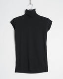 Yohji Yamamoto shoulder pad short-sleeve top