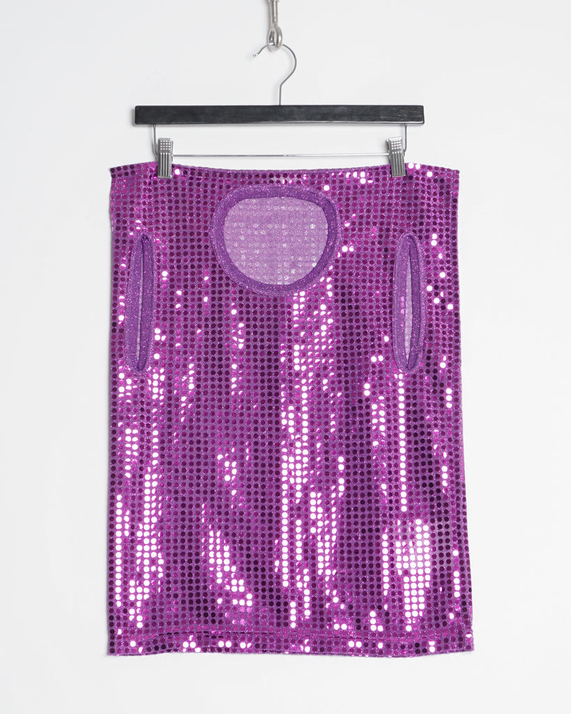 COMME des GARÇONS purple disco square top