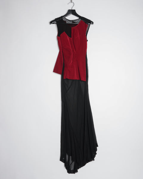 COMME des GARÇONS displaced bodice dress