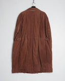 Issey Miyake oversized suede coat