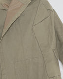 COMME des GARÇONS military trompe l’oeil coat