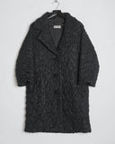Issey Miyake crinkly quilted coat