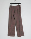 COMME des GARÇONS tricot checkered wide trousers