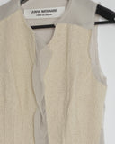 Junya Watanabe beige rayon dress