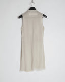 Junya Watanabe beige rayon dress