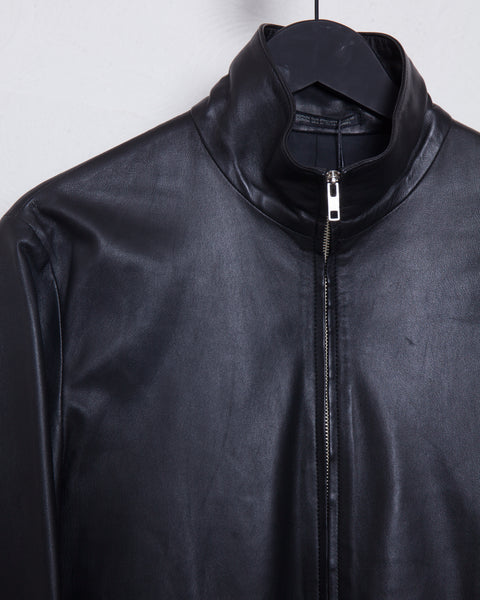 Yohji Yamamoto Pour Homme zip up leather jacket – dot COMME