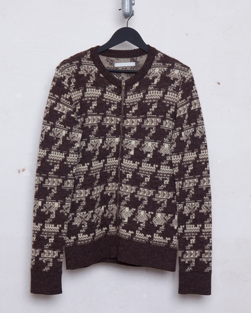 Number (N)ine houdstooth cardigan