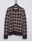 Number (N)ine houdstooth cardigan