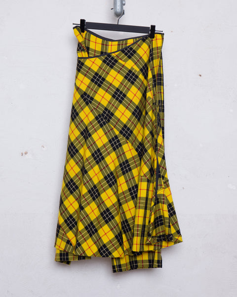 COMME des GARÇONS tartan skirt pants