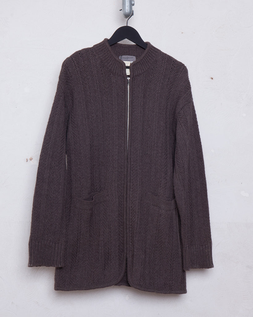 Yohji Yamamoto Pour Homme heavy knit jacket