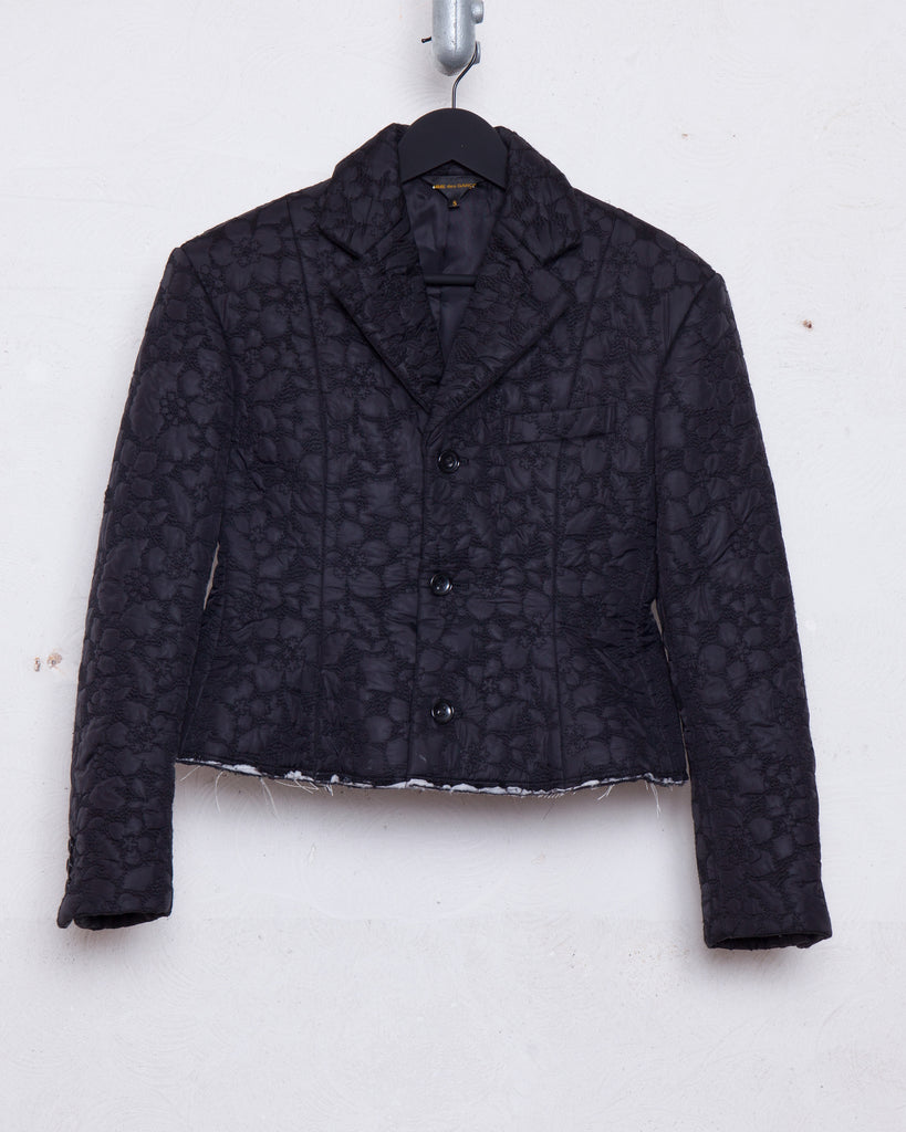 COMME des GARÇONS CROPPED FLORAL JACKET