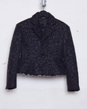 COMME des GARÇONS CROPPED FLORAL JACKET