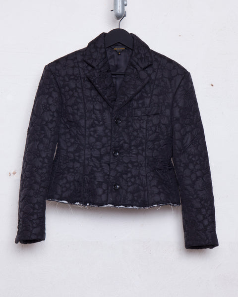COMME des GARÇONS CROPPED FLORAL JACKET