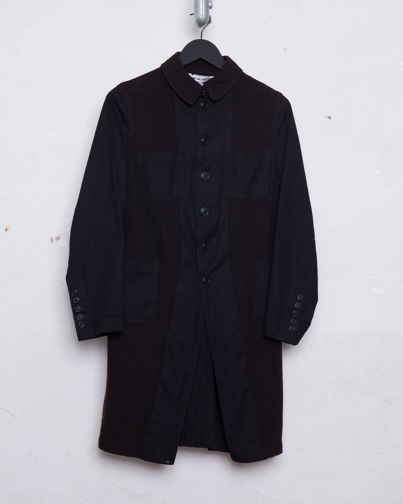COMME des GARÇONS COMME des GARÇONS military switch coat