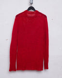 COMME DES GARÇONS HOMME HOMME crimson jumper