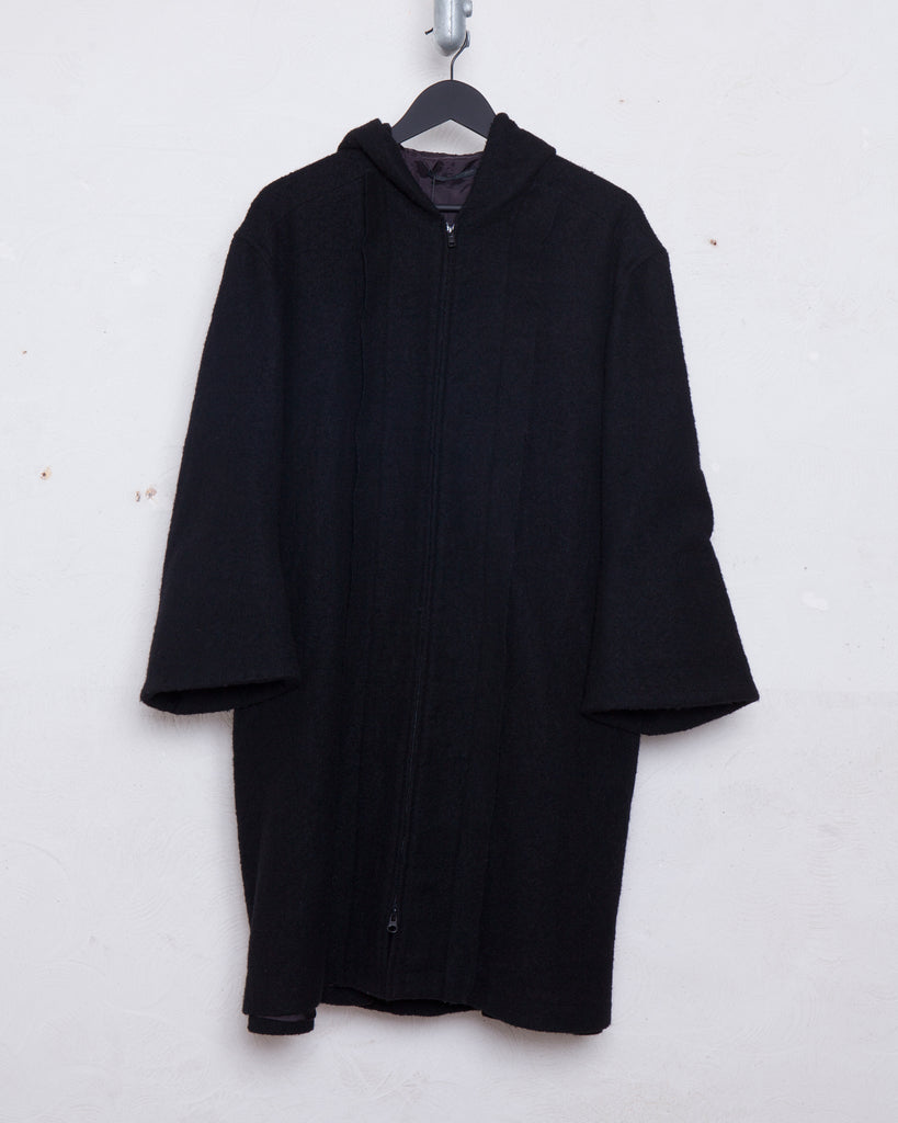 Yohji Yamamoto hooded coat